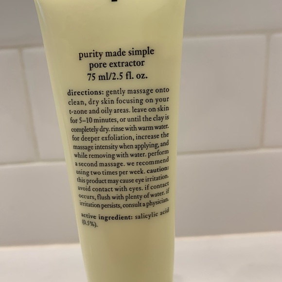 NEW Philosophy Purity Made Simple Pore Extractor Clay Mask - Picture 2 of 4